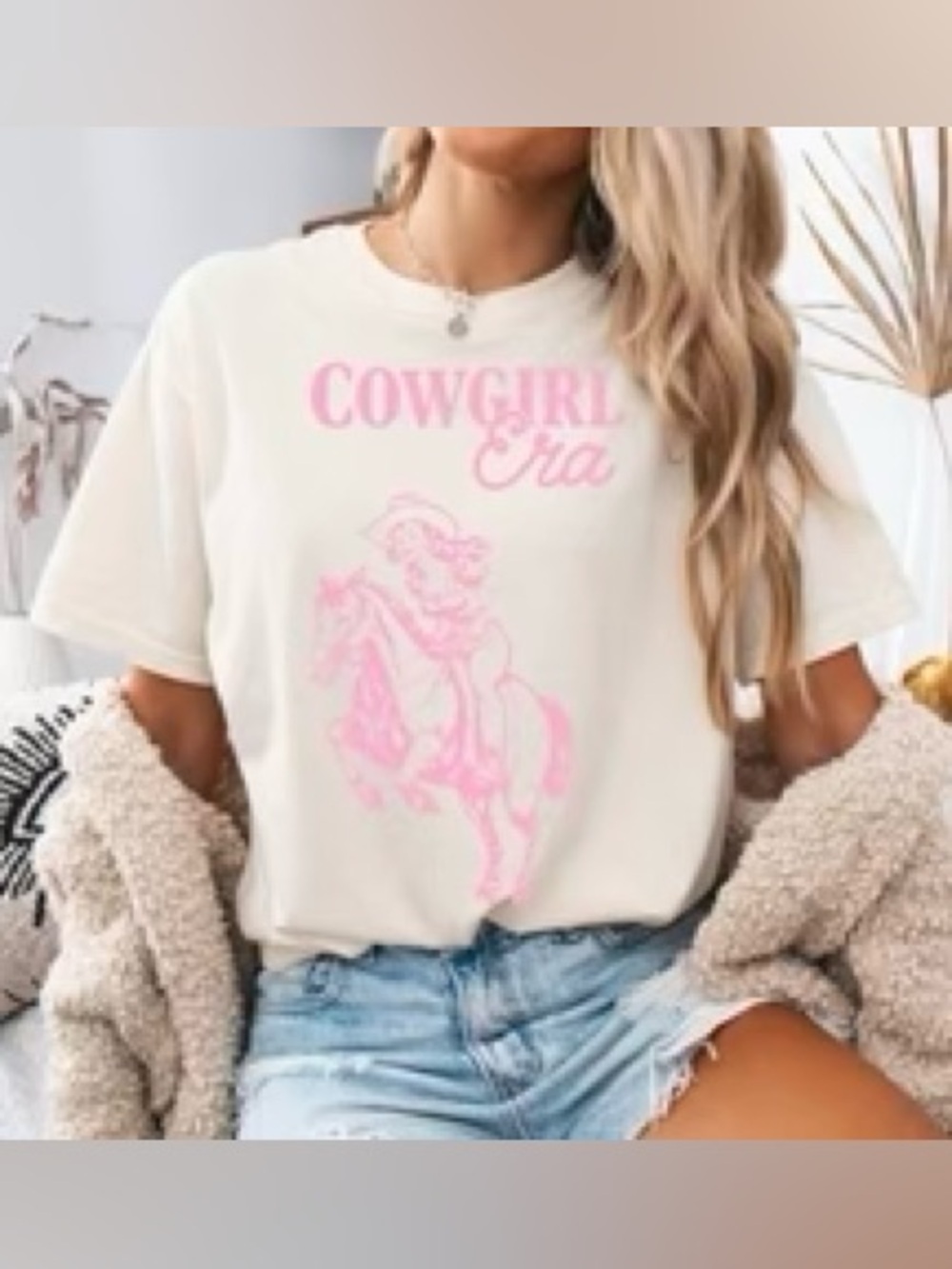 Cowgirl Era Graphic Tee | Western Pink Cowgirl Top Festival Rodeo Top 🤠 LAST ONE